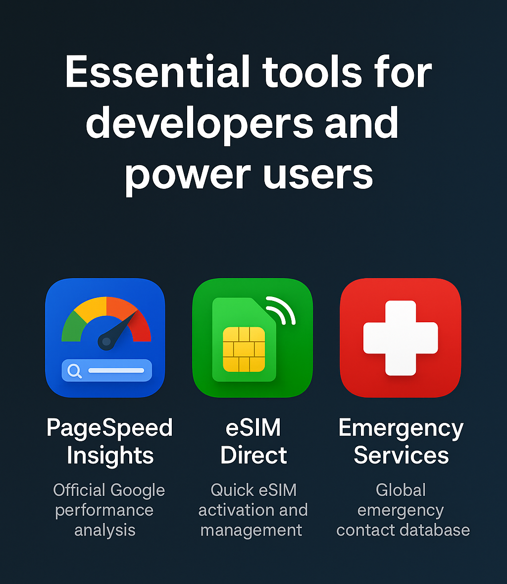 Productivity tools interface